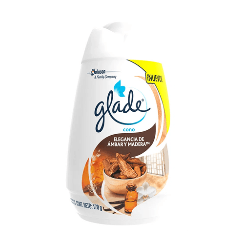 Cono Gel Aromatizante Glade Elegancia de Ámbar y Madera 170g