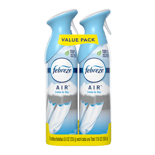 Aromatizantes Air Linen & Sky Febreze 8.8 oz 2pk