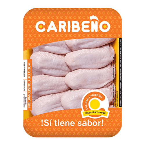 Alas de Pollo Caribeño Bandeja