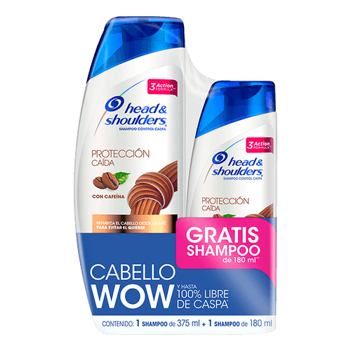 Shampoo Protección Caída Head Shoulders 375Ml+180ml Gratis