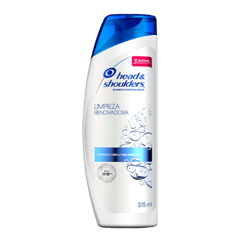 Shampoo Head & Shoulders Limpieza Renovadora  375ml