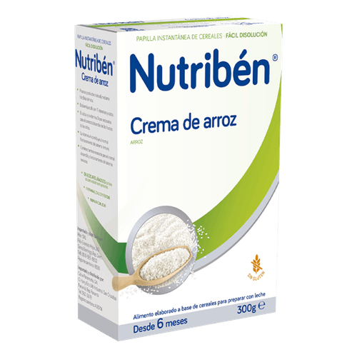 Cereal Crema de Arroz sin Gluten Nutribén|300g