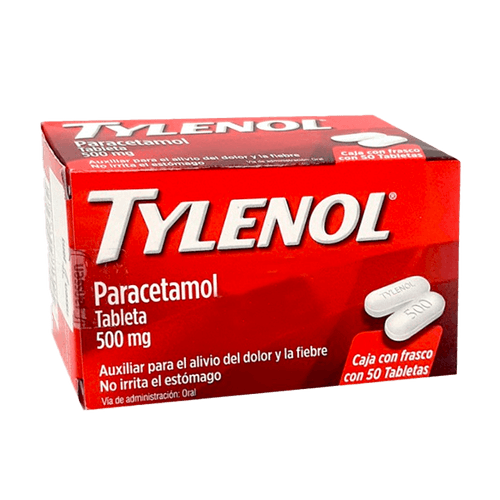 Tylenol Paracetamol|10 Sobres|Tabletas 500mg