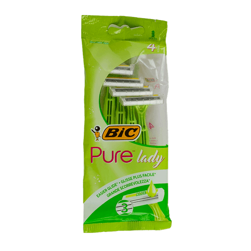 Afeitadora Desechable Bic Pure Lady| 4 Piezas