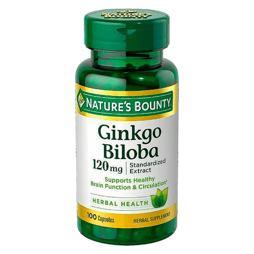 Suplemento Ginkgo  Biloba  120mg|100 Capsulas