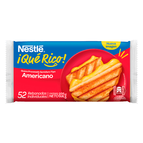 Nestlé ¡Qué Rico! Queso Americano|52 Rebanadas