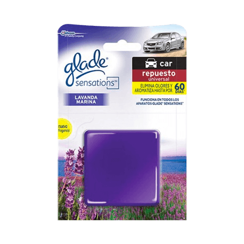 Glade Sensations Car Lavanda Marina|Repuesto