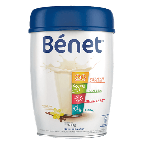 Bebida Polvo Vainilla Benet 400g