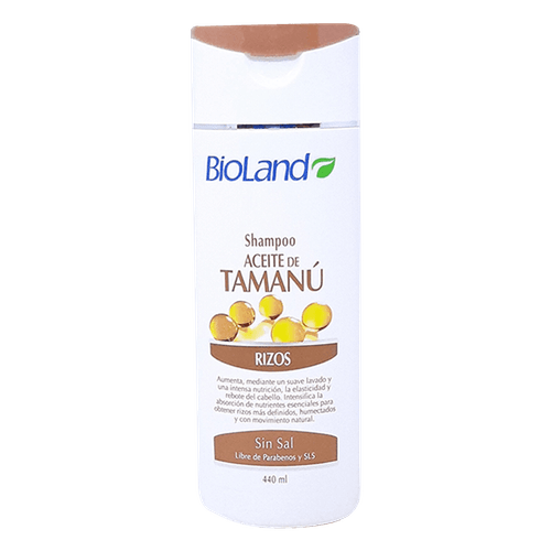 Shampo Aceite de Tamanú Rizos Bioland 440ml