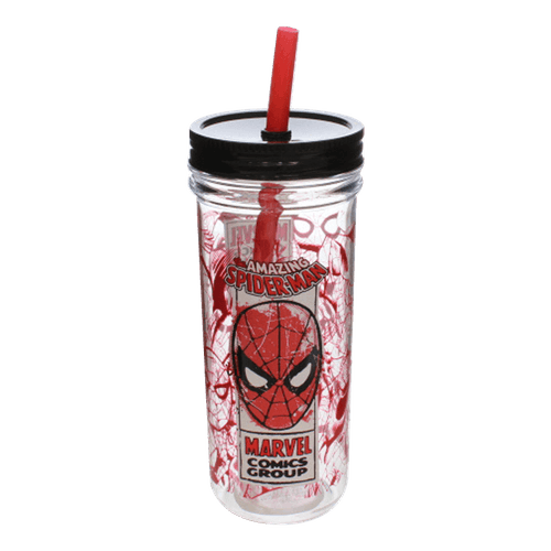 Vaso con Carrizo Spiderman de 690ml
