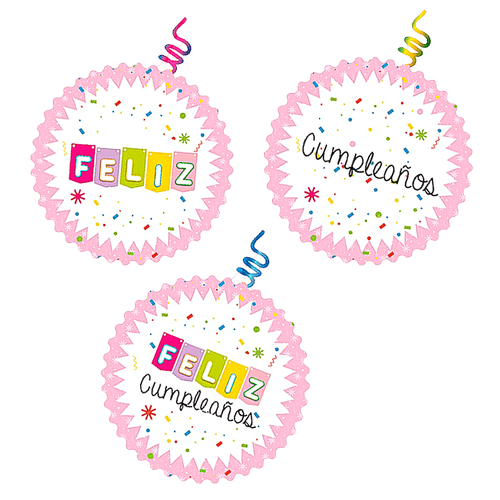 Guirnalda Fiesta Feliz Cumpleaños para Niña