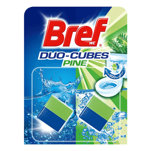 Pastilla para Tanque Duo Cube Pine Bref 100g