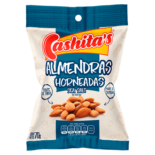 Almendras Horneadas con Sal Cashita's 70g