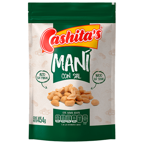 Maní con Sal Cashita's 454g
