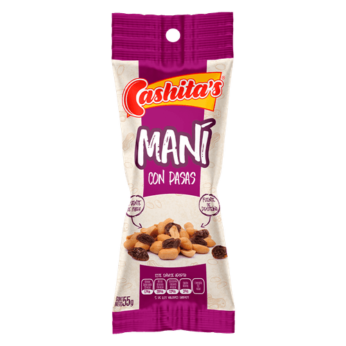 Maní Con Pasas Cashita's 55g