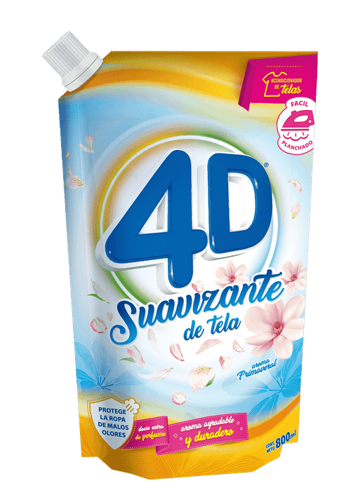 Suavizante Primaveral 4D 800ml