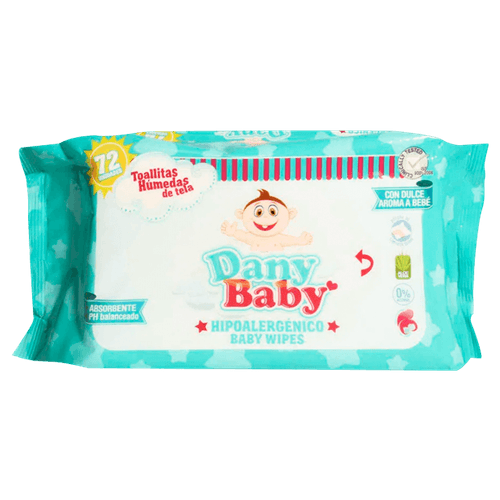 Toallitas Húmedas Dany Baby|72 Unidades