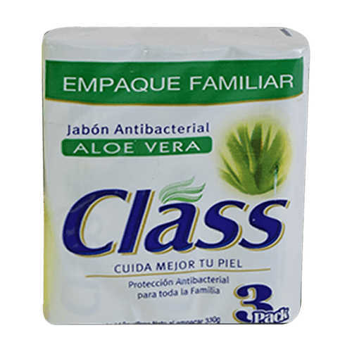 Jabón Tocador Aloe Vera Class 110g x3pk