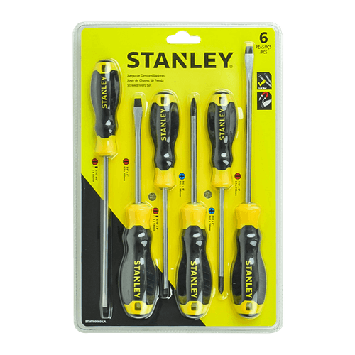 Destornillador Thirfty Stanley|6 Piezas