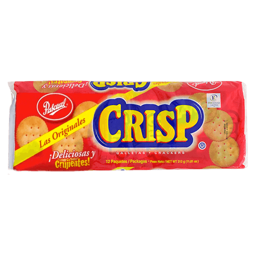 Galletas Saladas Crisp Pascual Docena 312g
