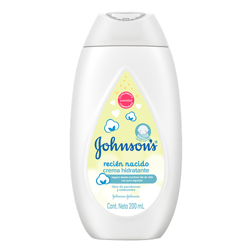 Crema Líquida Recién Nacido Johnson's 200ml