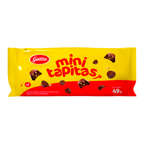 Chocolate Gallito Mini Tapita Bolsa|49g