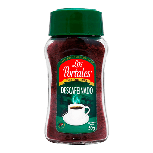 Café Descafeinado Instantáneo Los Portales 50g
