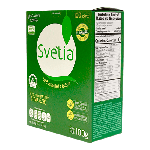 Edulcorante Svetia 1g x100 unidades