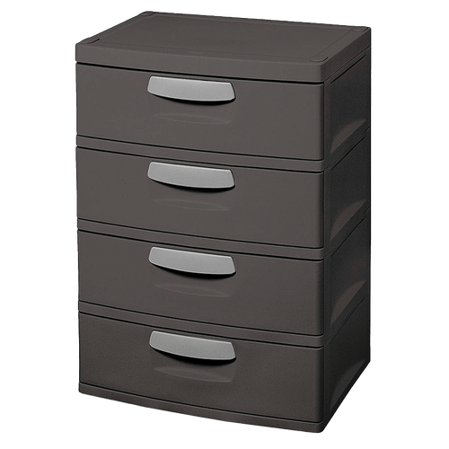 Gavetero con 4 Cajones color gris