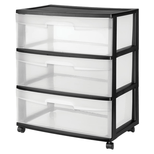 Gavetero de 3 Cajones con Rueditas