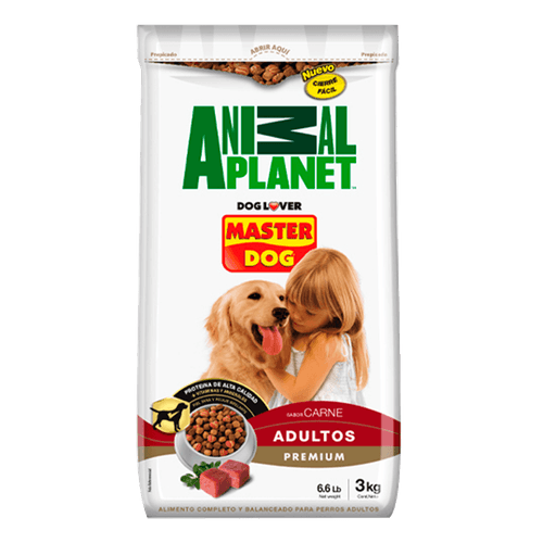 Master Dog Adulto Sabor a Carne 3kg