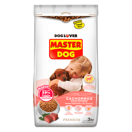 Master Dog Cachorros Razas Pequeñas 3kg