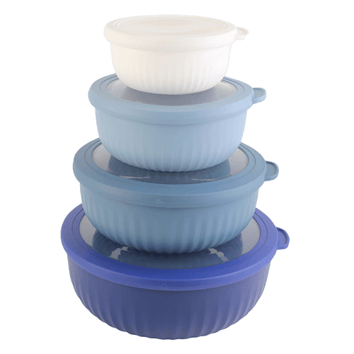 Tazones Multiuso Set Azul 8 Piezas