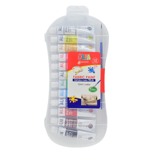 Pintura para Tela Set 12 Colores