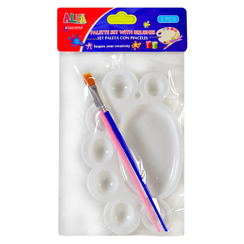 Paleta con Pinceles