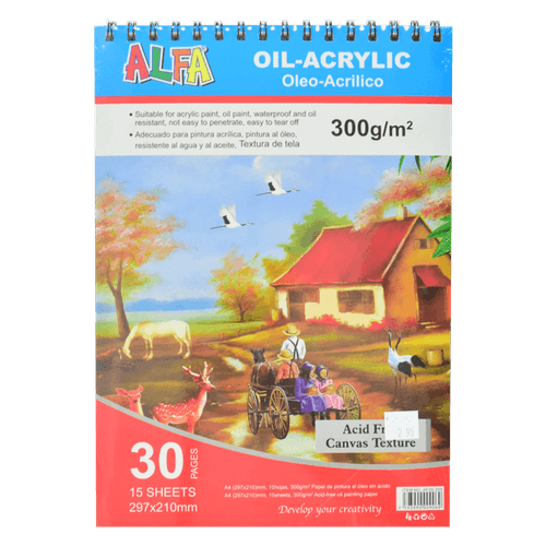 Libreta para Pintura al Óleo/Acrílico