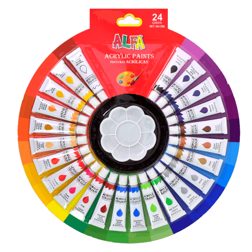 Pintura Acrílica Set 24 colores