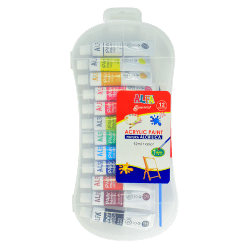 Pintura Acrílica Set 12 Colores