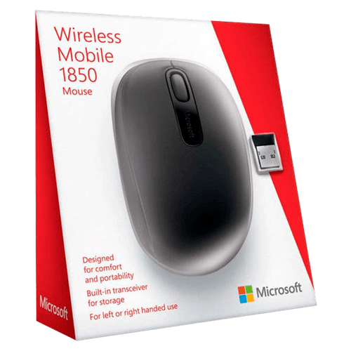 Mouse Optico Microsoft Inalambrico|1850|Negro