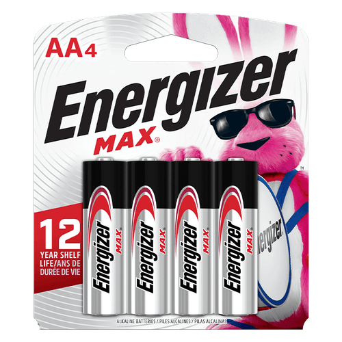 Bateria Alcalina Energizer MAX|Tipo AA4