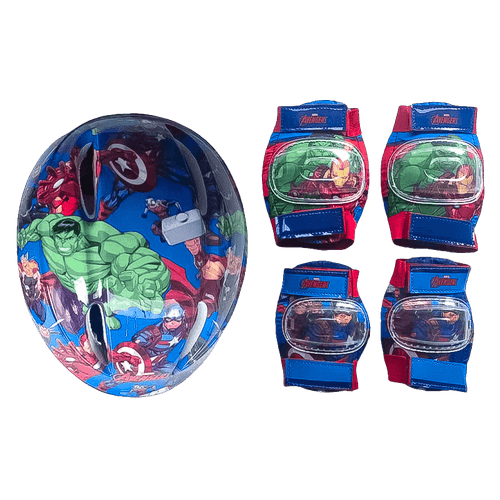 Avengers Set de Casco Rodilleras y Coderas