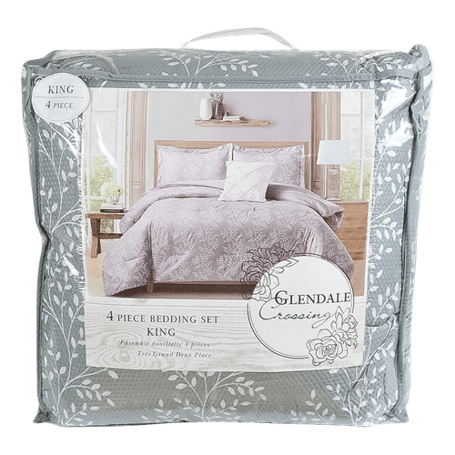 Comforter King Joanne|Set de 4 Piezas|Texturizado