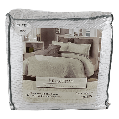 Comforter Queen Alma|Set de 6 Piezas|Texturizado