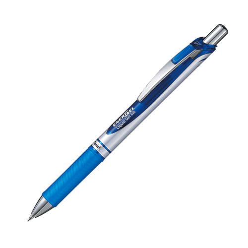 Boligrafo Energel Retractil|0.7mm|Color Azul