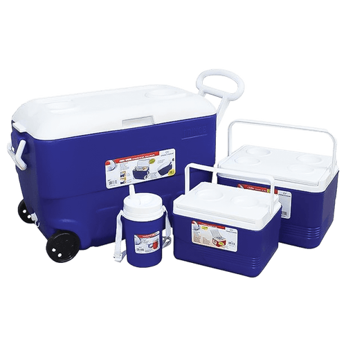 Set Hielera Plástica|4 Piezas|40|14|6|1.25 litros