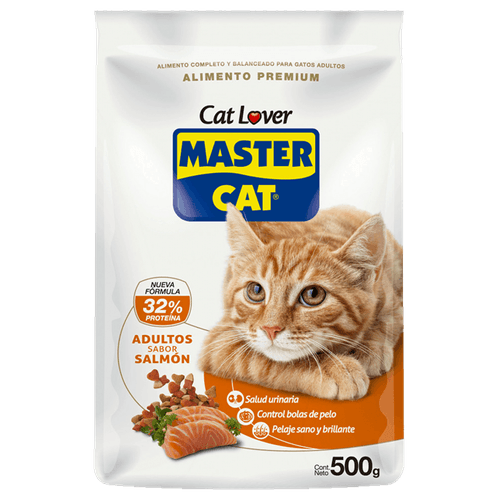 Alimento Gato Adulto Sabor Salmón|500g