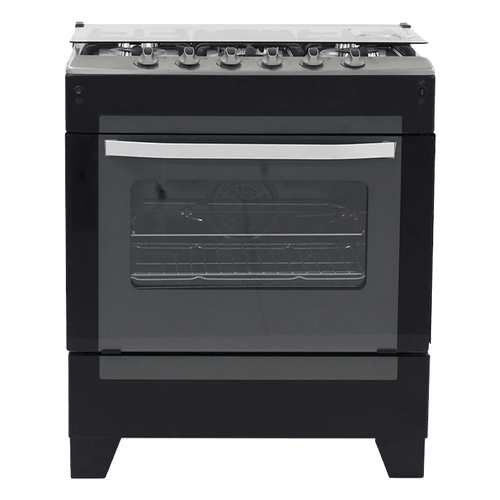 Estufa a Gas 30" Nisato|5 Quemadores|Color Negro|NPE-7635TLENPHFM