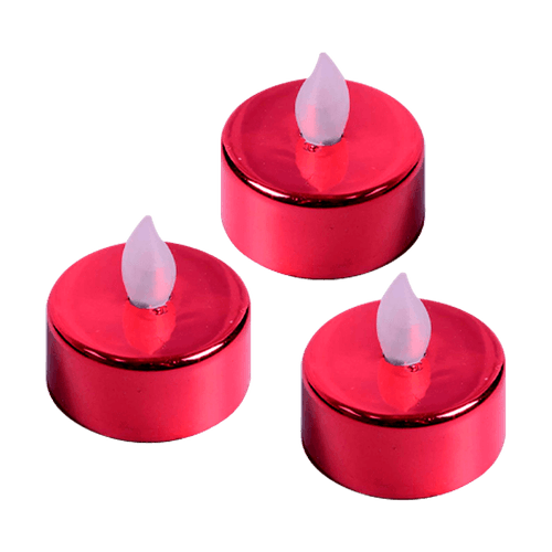 Vela Navideña|Set de 6 Piezas|11.5x7.5x4cm