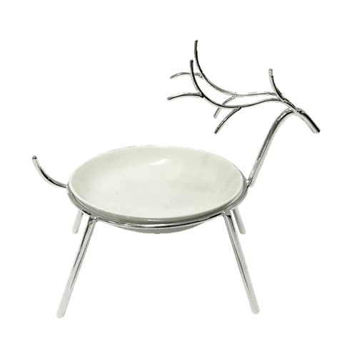 Plato Decorativo Navideño|19x12x15.5cm