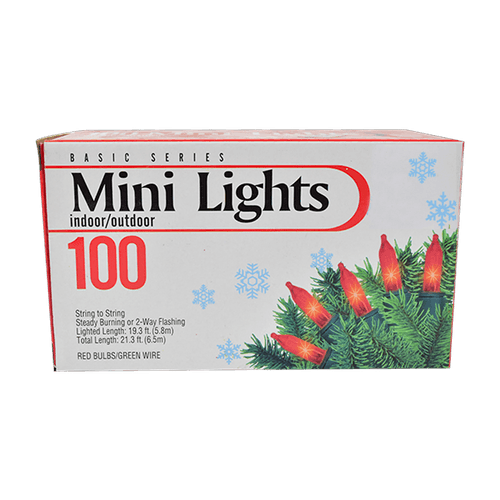 Mini Luces Navideñas|100 Color Rojo